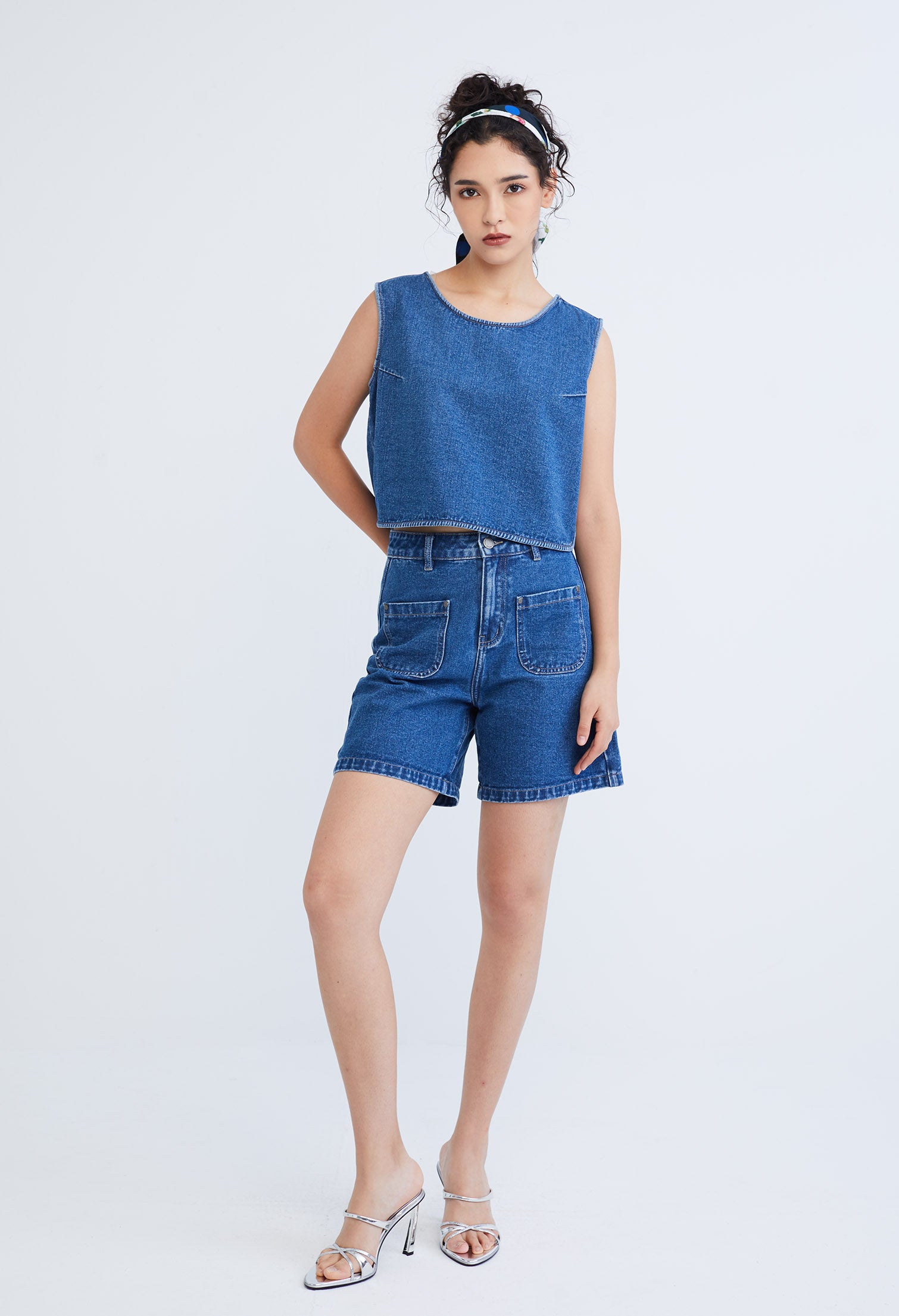 Easy Denim Tank Top