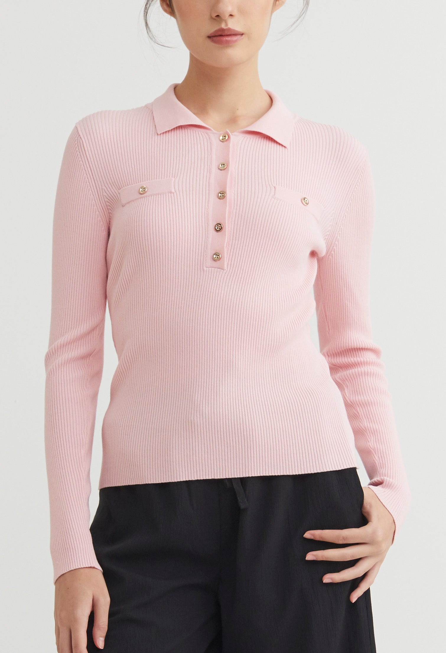 Cosy Fitted Knit Top