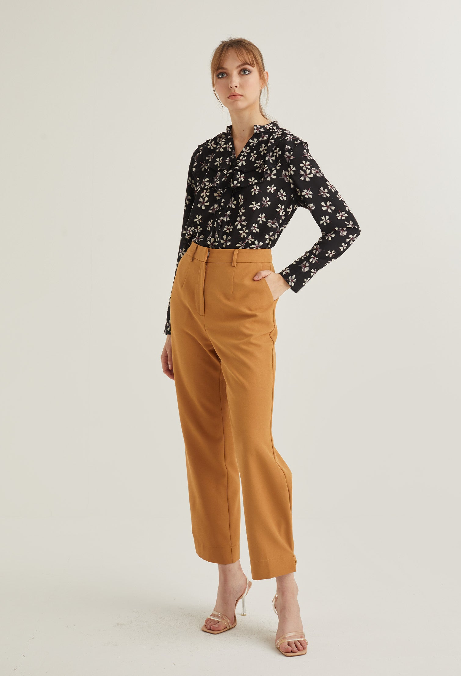 Tailored Straight Cut Trousers