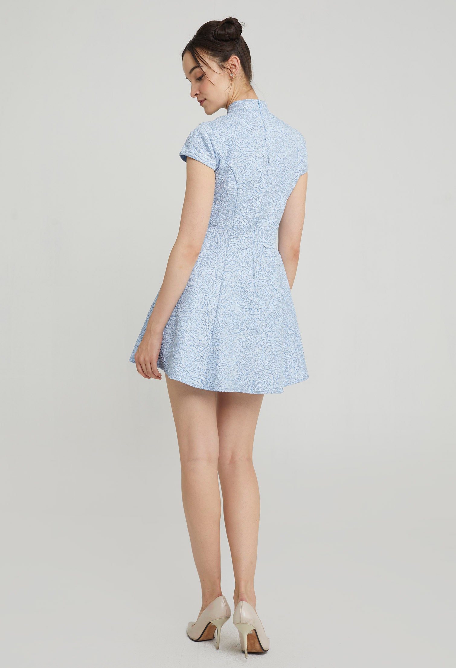 Wishspark Jacquard Mini Dress