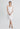 Draped 3D Petals Applique Satin Midi Dress