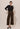 High-Waisted Stitched Crease Trousers
