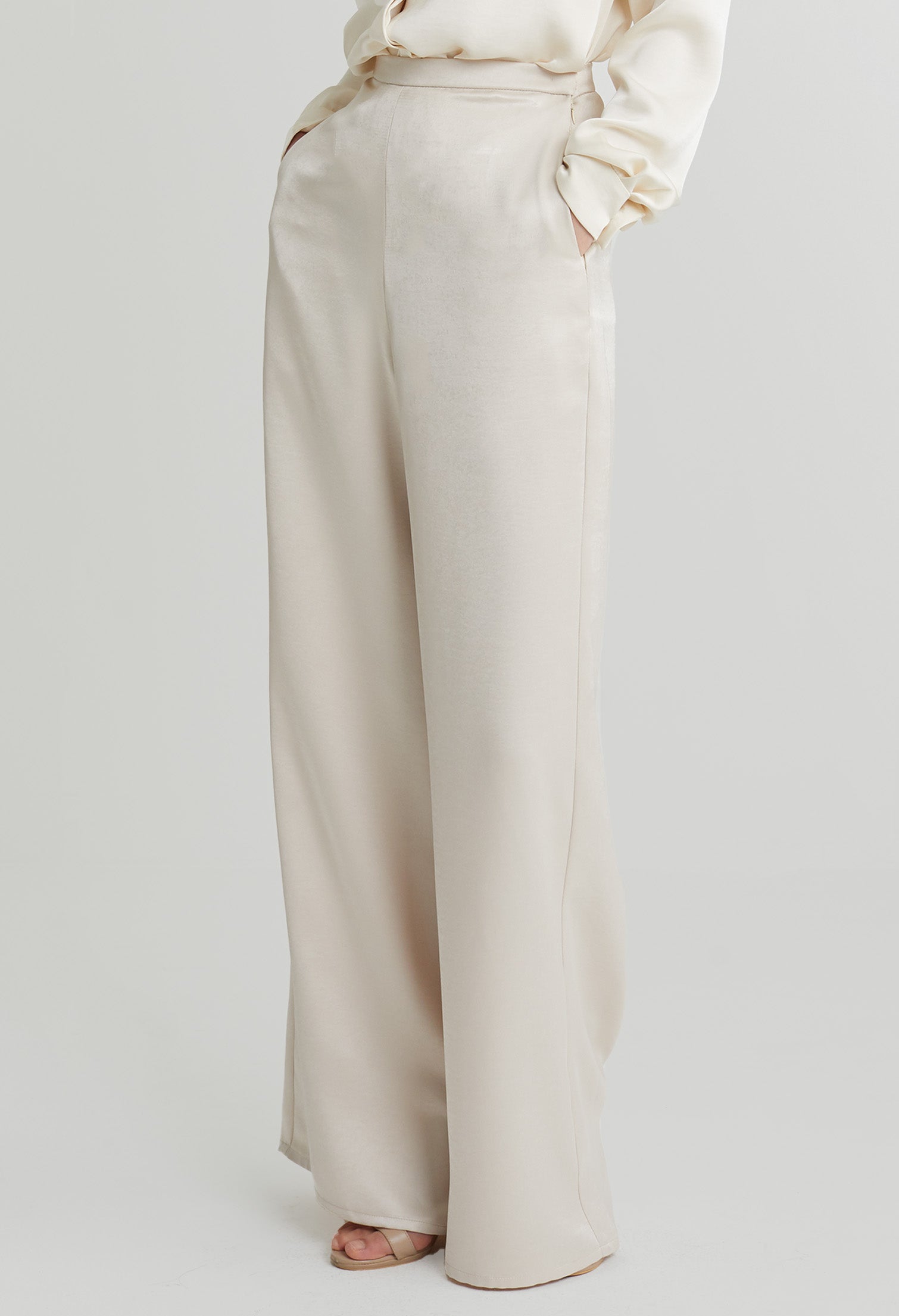 nichii X NURITA HARITH Straight Wide Leg Pants