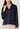 V-Neck Box Pleat Blouse