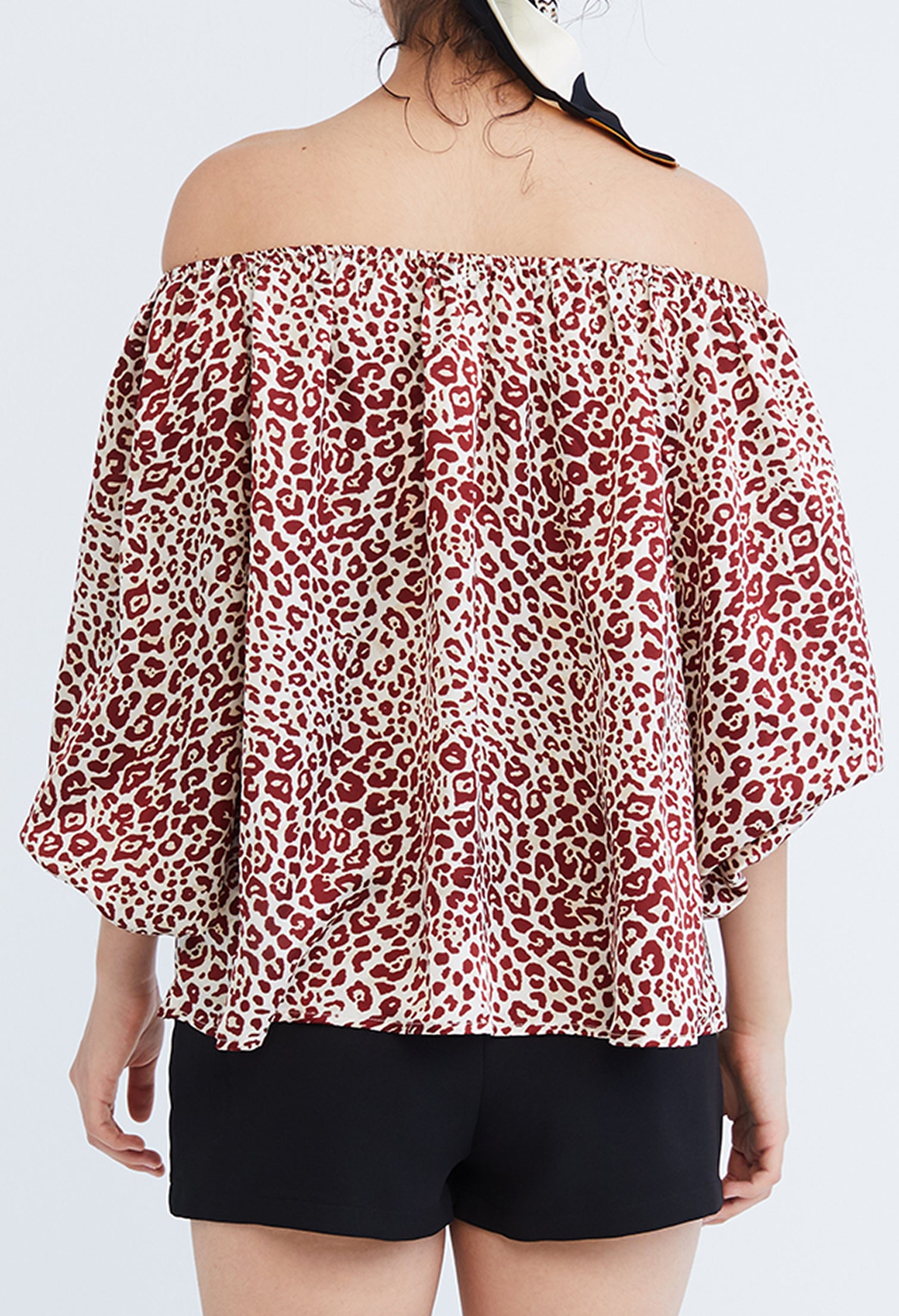 Leopard Spotted Print Blouse