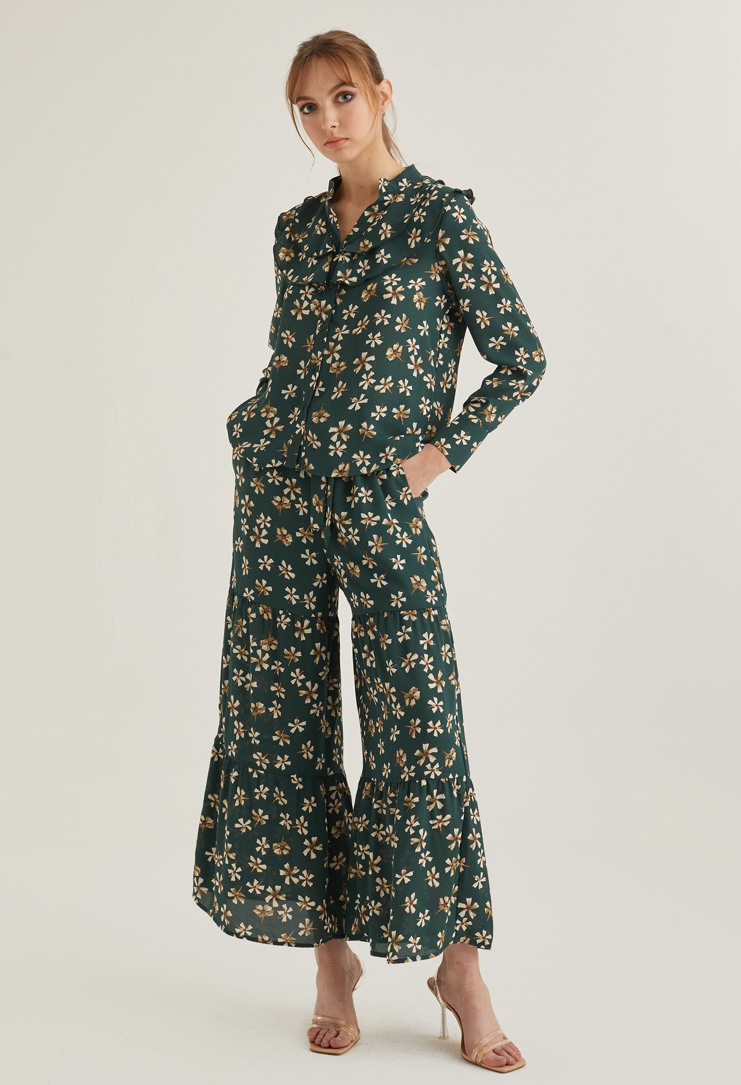 Blooming Petals Palazzo Pants