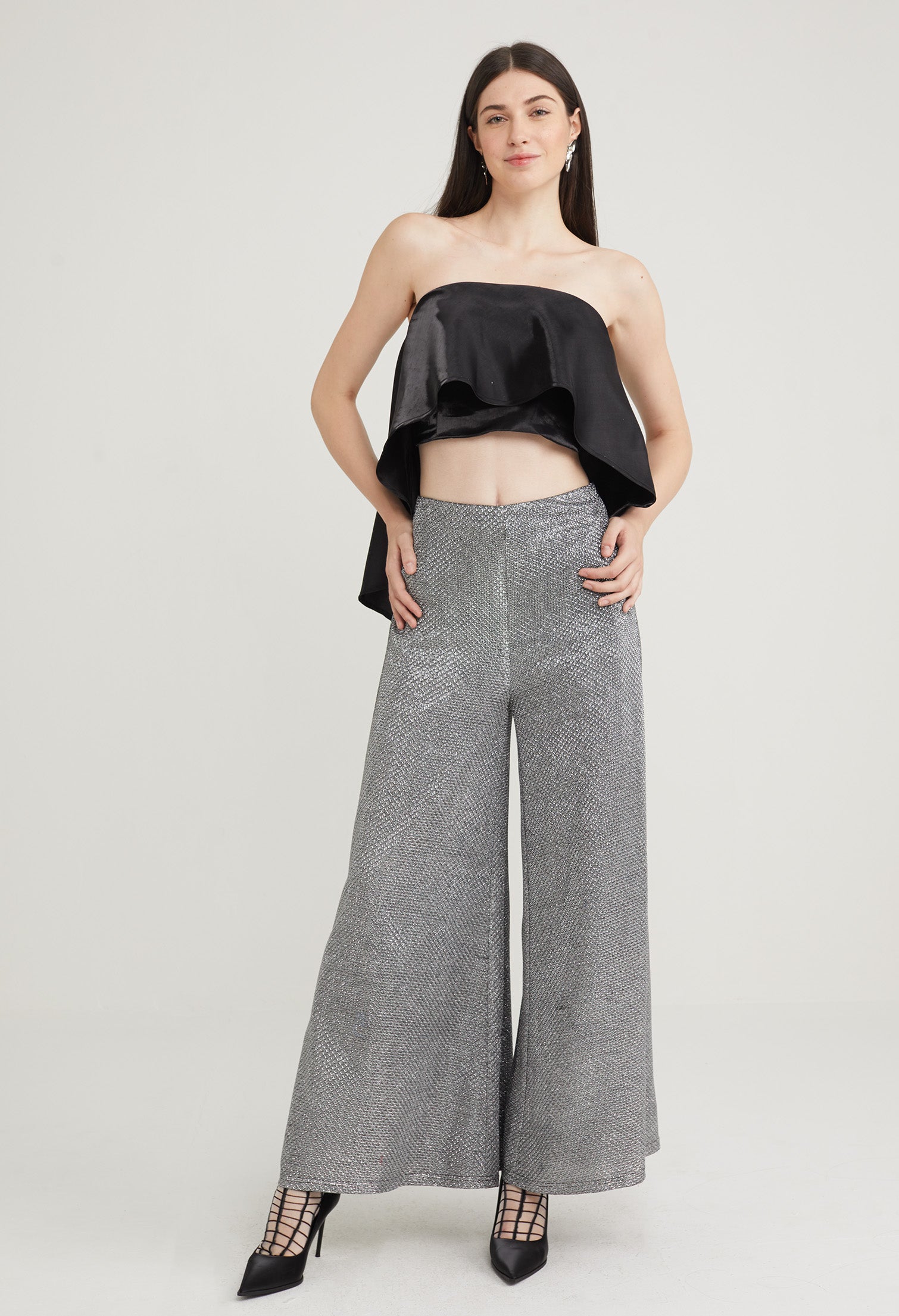 Glitter Spotlight Party Palazzo Pants