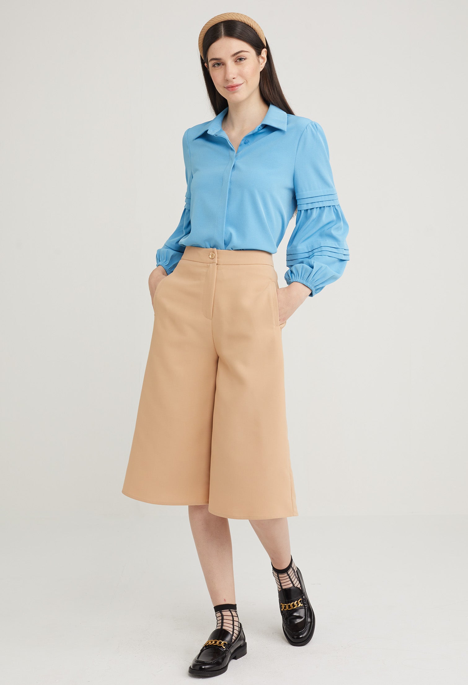 Relaxed Wide Leg Pants