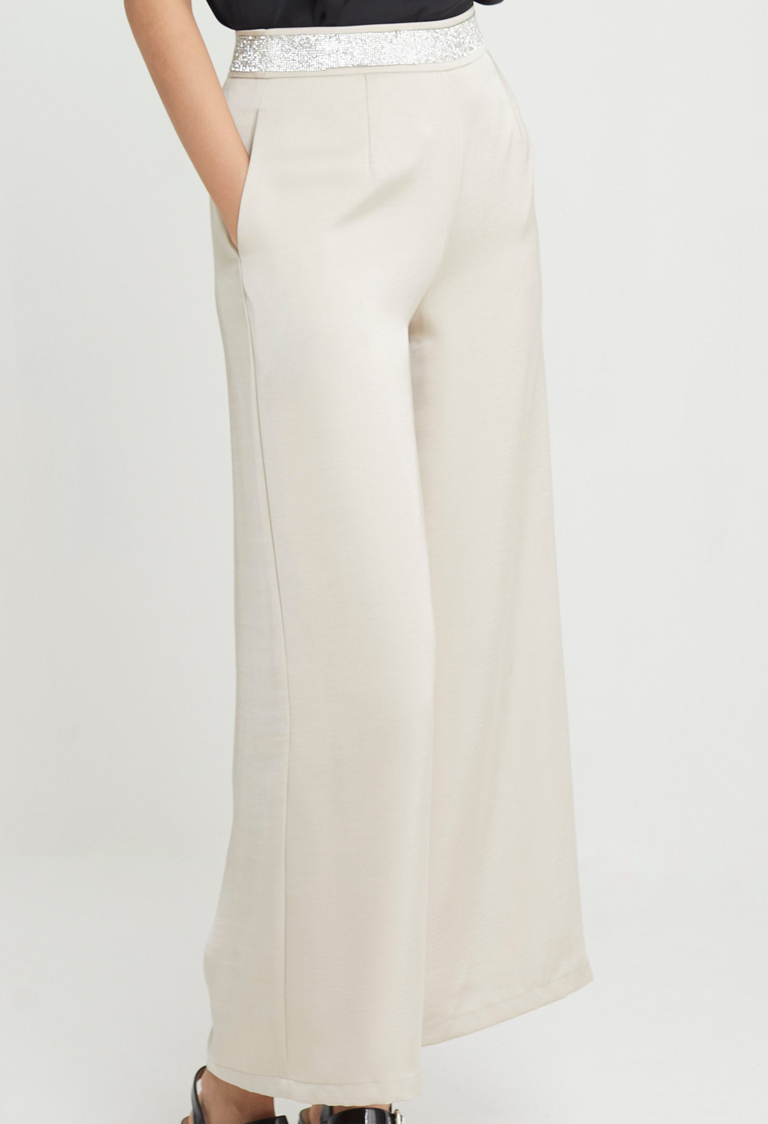 Diamonte Straight Cut Trousers