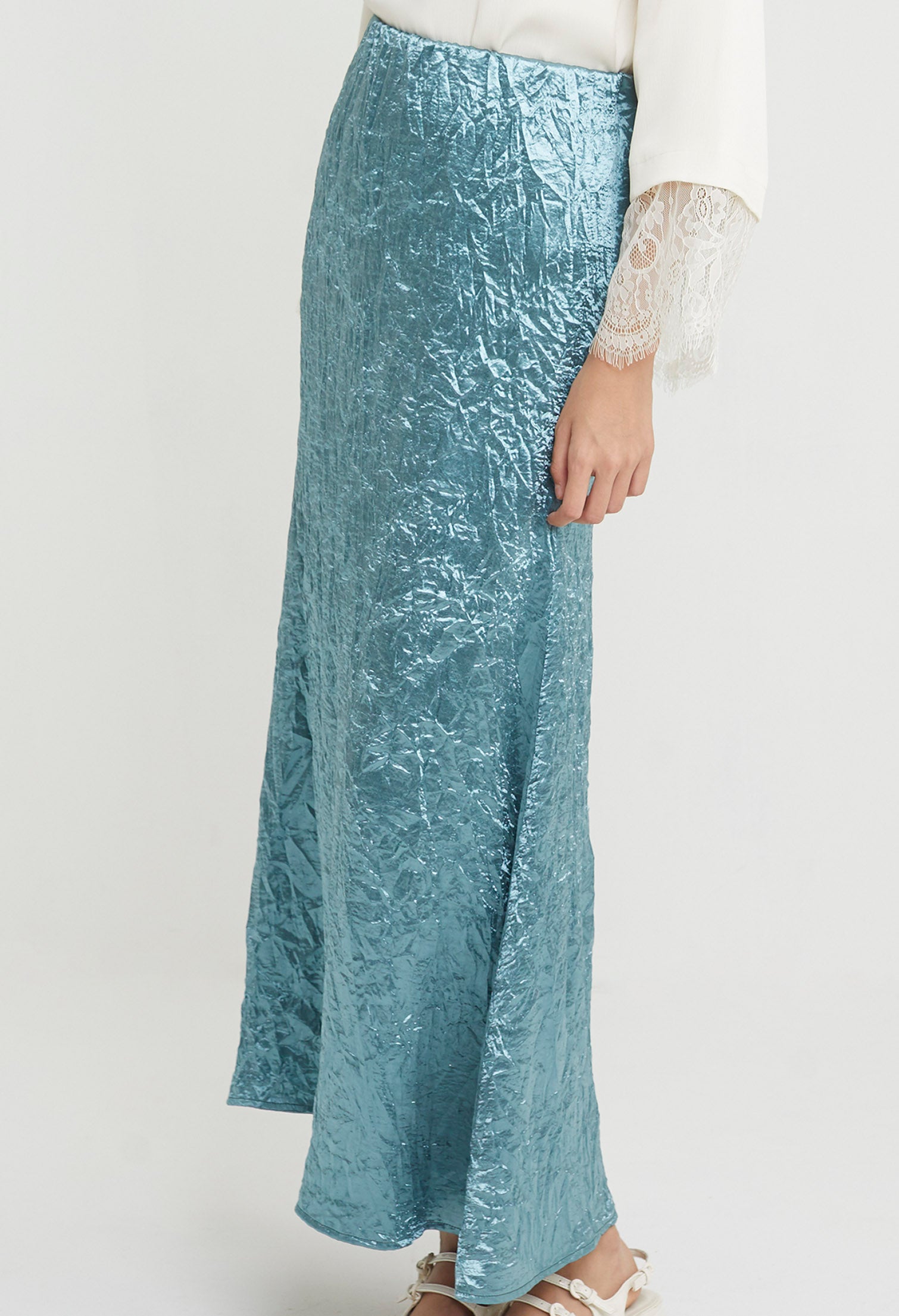 Jade Luxy Satin Maxi Skirt