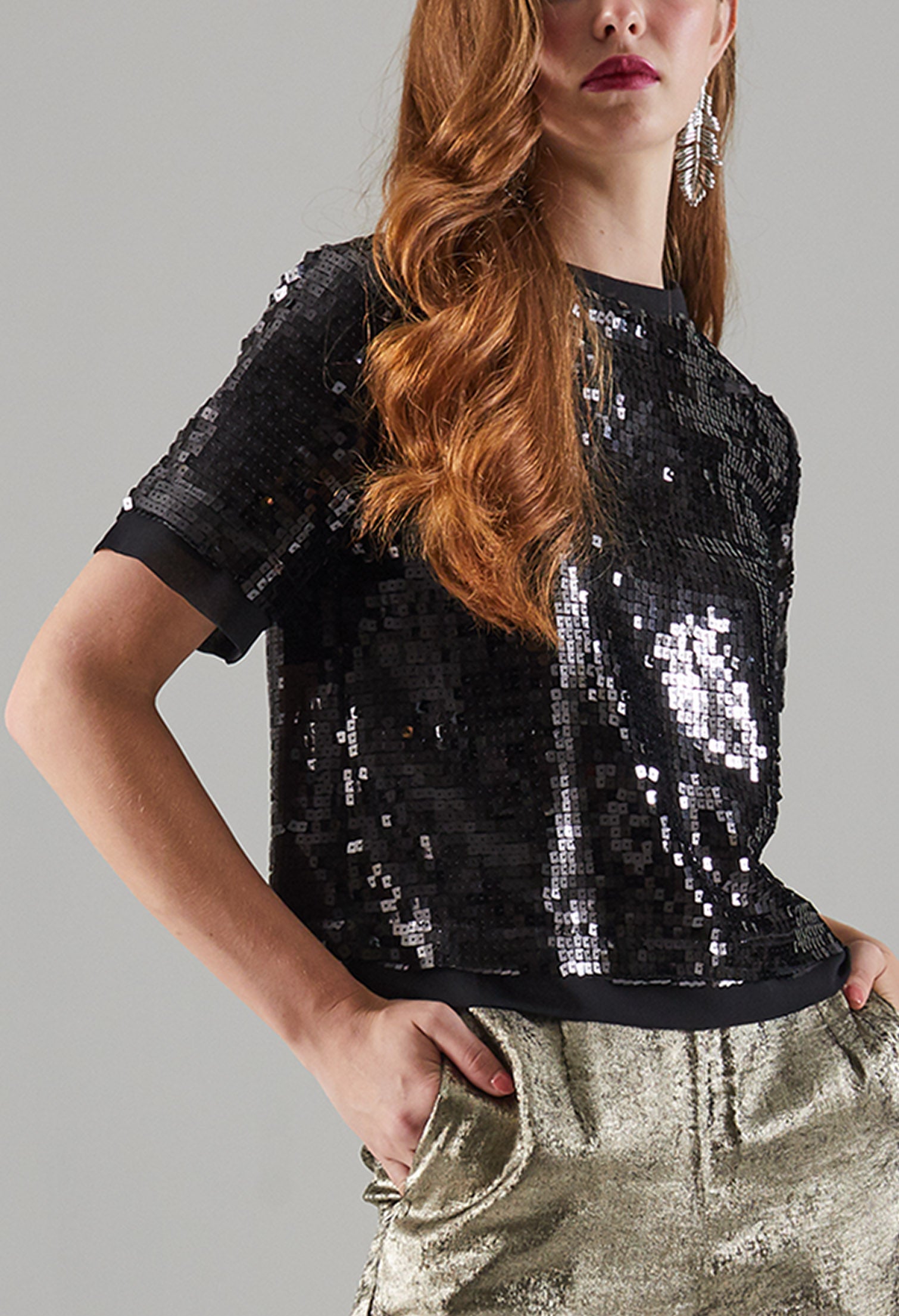 Agleam Shimmer Blouse