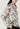 Floral Toile Sheer Button-Down Blouse