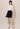 Tiered Gathered Elastic Drawstring Mini Skirt