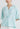Inverted Pleated Triple Button Oriental Blouse